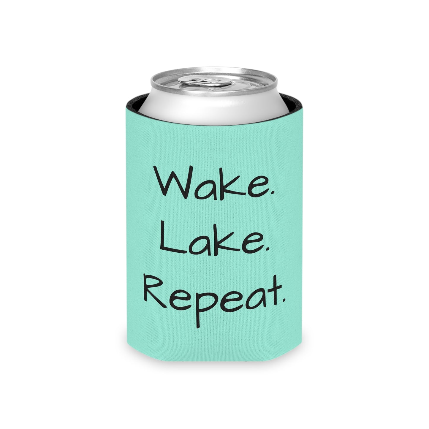 Wake. Lake. Repeat. - Can Cooler