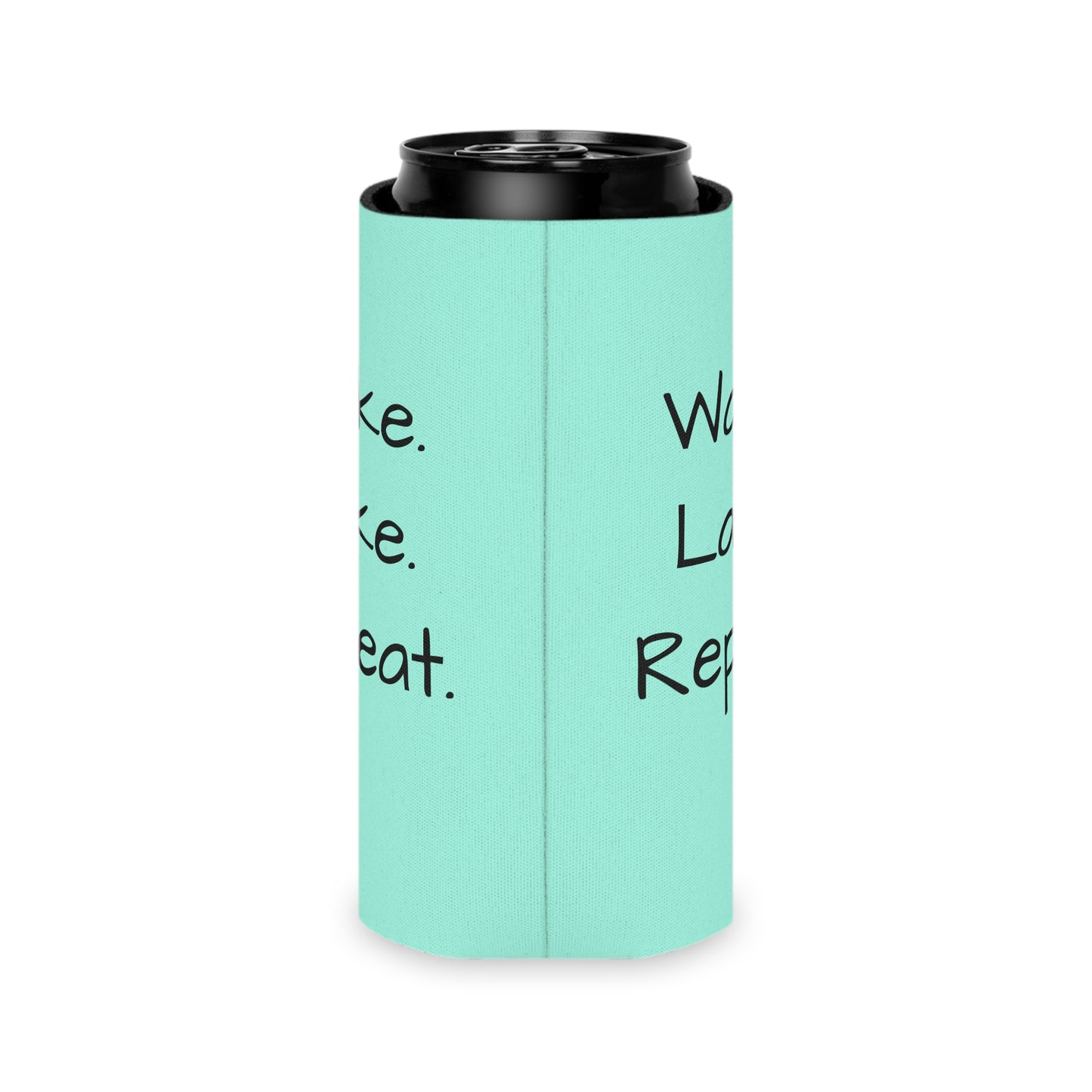 Wake. Lake. Repeat. - Can Cooler