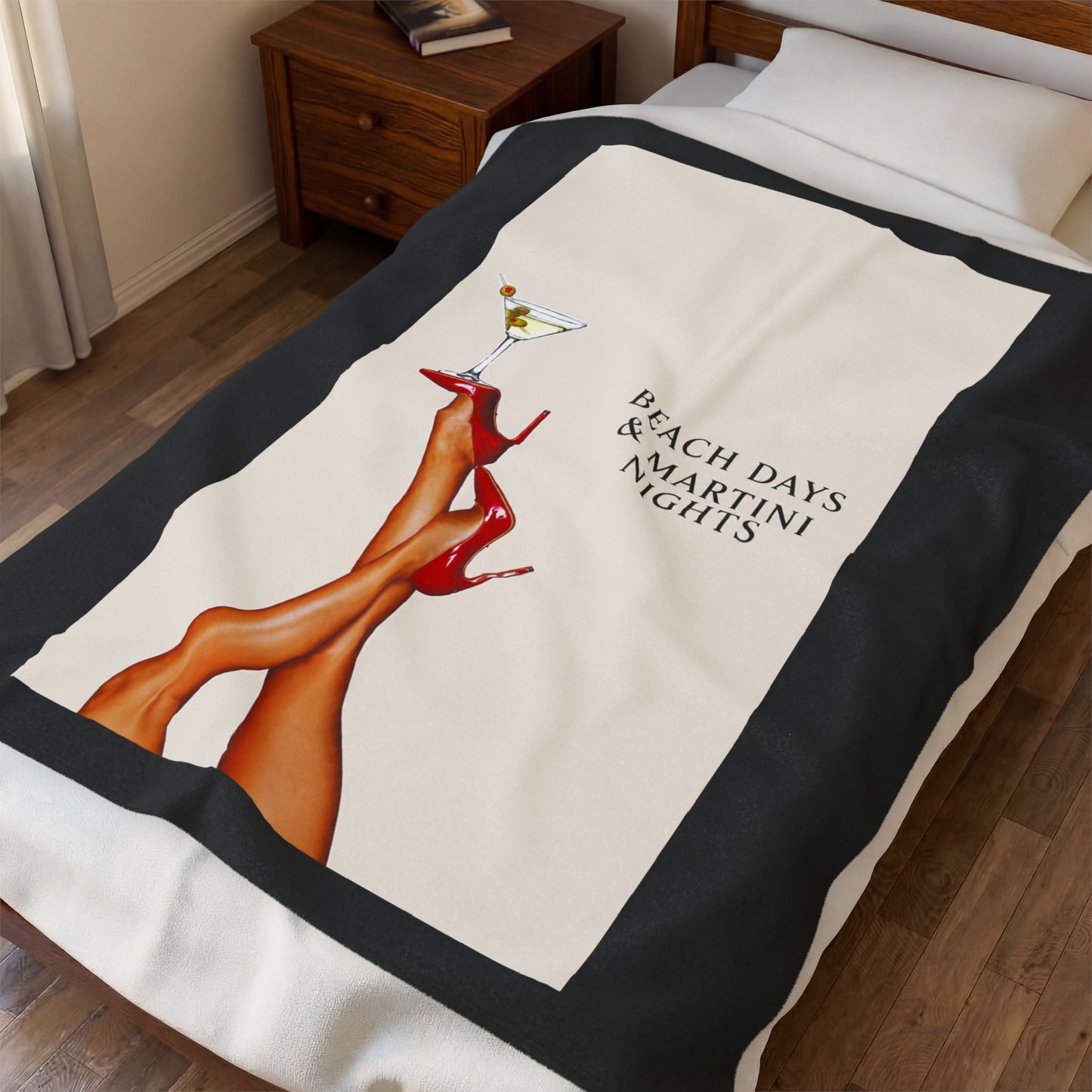 Beach Days - Velveteen Plush Blanket